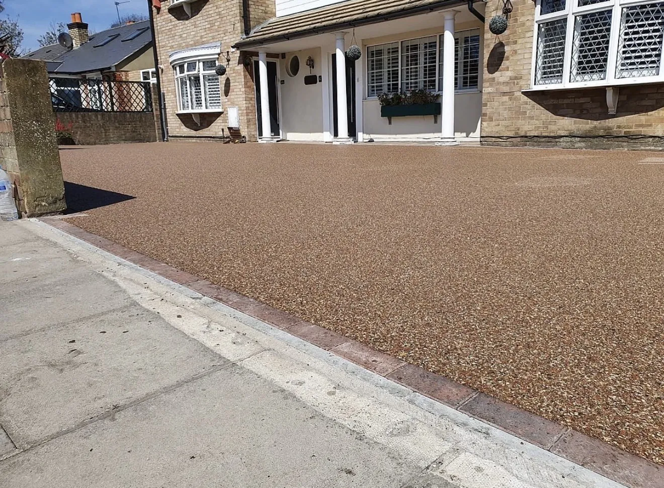 Resin bound driveway by SureLay UK in Hampton Hill, London